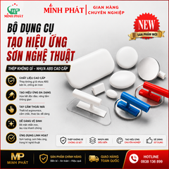 Bộ Dụng Cụ Tạo Hiệu Ứng Sơn Nghệ Thuật Thép Không Gỉ - Nhựa ABS Minh Phát