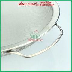 Rỗ Lược Bột - Lược Sơn Inox 201 2 Lớp Lưới Minh Phát Kích Thước 30cm