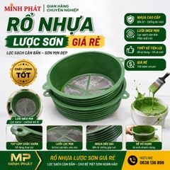 Rỗ Lược Sơn Siêu Mịn Lưới Lọc Inox 30cm Vừa Thùng Sơn Minh Phát