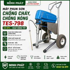 Máy Phun Sơn Chống Cháy, Chống Nóng Tes-798 Cũ 89%