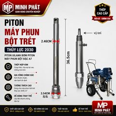 Piton Máy Phun Bột Trét Thủy Lực 2030 Minh Phát, Piton Xilanh Bơm Piton Máy Phun Bột Đặc A7