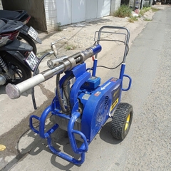 Thanh Lý Bộ Đôi Máy Phun Bột Đặc 970 Kèm Máy Nghiền Bột Minh Phát Tình Trạng 95%