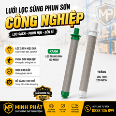 Lưới Lọc Súng Phun Sơn Công Nghiệp Minh Phát, Lưới Lọc Trắng Xanh Cho Súng Sơn Nước