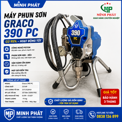 Máy Phun Sơn Graco 390 PC Cũ 95%