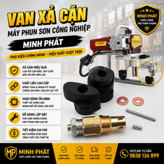 Van xả cặn máy phun sơn công nghiệp