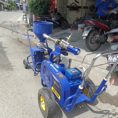 Thanh Lý Bộ Đôi Máy Phun Bột Đặc 970 Kèm Máy Nghiền Bột Minh Phát Tình Trạng 95%