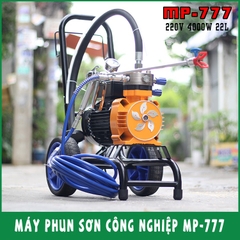 Máy phun sơn nước mp777 4000w, máy phun sơn công nghiệp công suất lớn mp777