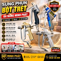 Súng Phun Bột Trét Đa Năng Minh Phát – Phun Mịn, Bền Bỉ, Hiệu Quả Cao