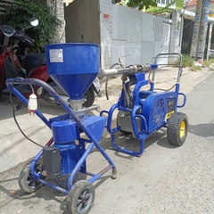 Thanh Lý Bộ Đôi Máy Phun Bột Đặc 970 Kèm Máy Nghiền Bột Minh Phát Tình Trạng 95%