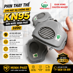 Phin Thay Thế Cho Mặt Nạ Chống Bụi KN95 Sơn Nước Minh Phát 3200