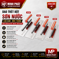 Dao Trét Bột Sơn Nước Minh Phát Cán Cam Móc Thùng 25cm 27cm 30cm 35cm
