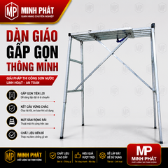Giàn Giáo Gấp Gọn Thông Minh – Giải Pháp Thi Công Sơn Nước Linh Hoạt, An Toàn