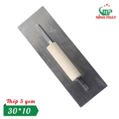 Dao Trét Bột Sơn Nước Minh Phát Thép Trắng 30cm 35cm 40cm