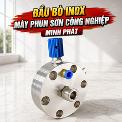 Đầu Bò Inox Máy Phun Sơn Công Nghiệp Minh Phát, Thay Thế Cho Linh Kiện Phun Sơn Cao Áp