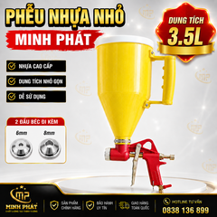 Phễu Nhựa Phun Gai Sần, Giả Đá Minh Phát