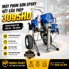 Máy Phun Sơn Epoxy, kết Cấu Thép 3095HD Minh Phát