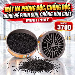Mặt Nạ Phòng Độc,Chống Độc 3700 Dùng Để Phun Sơn,Chống Hóa Chất Minh Phát