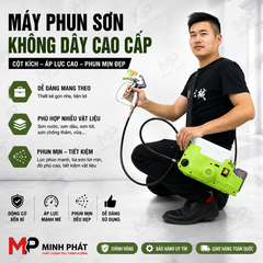 🚀 Máy Phun Sơn Đeo Vai Minh Phát Nhỏ Gọn – Mạnh Mẽ – Tiện Lợi