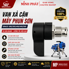 Van Xả Cặn Máy Phun Sơn Graco 390 395 490 495 595 Minh Phát