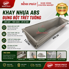 Khay Nhựa ABS Đựng Bột Trét Tường Minh Phát 40cm
