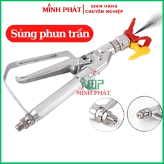 Súng Phun Sơn Trần Thẳng Minh Phát , Súng Phun Sơn Trần Cao Áp, Súng Phun Thẳng Cao Cấp Minh Phát