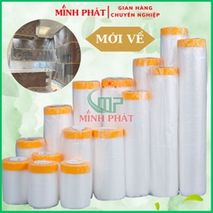 Màng Keo Nilon Che Chắn Bụi Bẩn Vật Dụng Khi Phun Sơn Tường Minh Phát