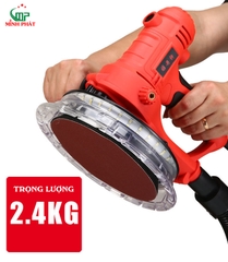 Máy Chà Tường Sơn Nước ACZ 180-6 1100W 180mm Chà Nhám Hút Bụi Tường Có Đèn Led Minh Phát