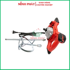 Máy Khuấy Bột Trét Cánh Xoắn - Khuấy Sơn Minh Phát 2100w, Máy Khuấy Đa Năng Đầu Trâu