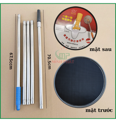 Bàn Chà Nhám 360 Độ 22cm Kèm Cây Nối Dài 2m9