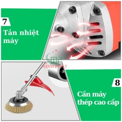 Máy Mài Sàn Bê Tông Cán Dài 1m4 2m 3890w Minh Phát