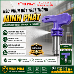 Béc Phun Bột Trét Tường Minh Phát, Đầu Béc Phun Sơn Đa Năng Hợp Kim Không Gỉ