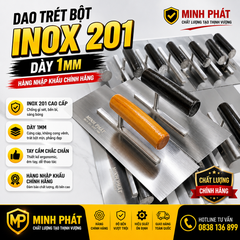 Dao Trét Bột Inox 201 Dày 1mm Hàng Nhập Khẩu Chính Hãng