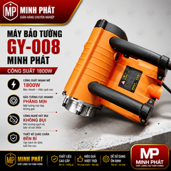 🧱 Máy bào tường GY-008 Minh Phát – Công suất 1800W | Bào tường cực nhanh, phẳng mịn, không bụi