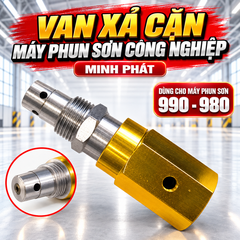 Van Xả Cặn Máy Phun Sơn Công Nghiệp 990 980 Minh Phát