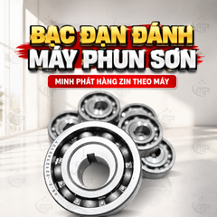 Bạc Đạn Đánh Máy Phun Sơn Công Nghiệp Minh Phát Hàng Zin Theo Máy