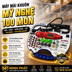 Máy mài khuôn mỹ nghệ 100 món