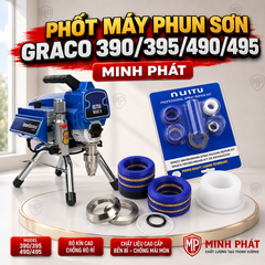 Phốt Máy Phun Sơn Graco 390/395/490/495 Minh Phát