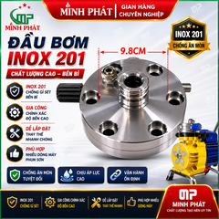 Đầu Bơm Inox 201 Máy Phun Sơn Công Nghiệp Minh Phát Phù Hợp Thay Thế Cho Các Dòng Máy Trên Thị Trường