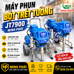 máy phun bột trét tường jt7900 Minh phát