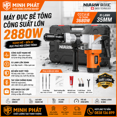 Máy đục bê tông công suất lớn NIARW 2880W