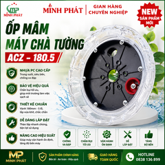 Ốp Mâm Máy Chà Nhám Tường ACZ, Vành Máy Chà Tường 180-5