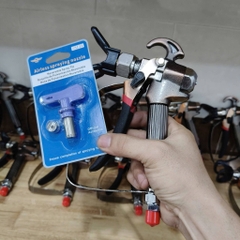 Súng Phun Sơn Cao Áp Tay Cầm Đen Mỏ Két Minh Phát