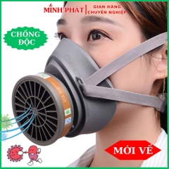 Mặt Nạ Chống Độc Than Hoạt Tính Tiện Lợi Mọi Nơi, Phun Thuốc Trừ Sâu , Chống Khói Độc Minh Phát 3700