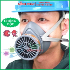 Mặt Nạ Phòng Độc,Chống Độc 3700 Dùng Để Phun Sơn,Chống Hóa Chất Minh Phát