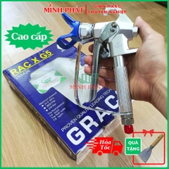 Súng Phun Sơn Nước Minh Phát Graco X5 G5, Súng Phun Sơn Nước Không Khí Kèm Béc Phun 517