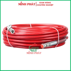 Dây Phun Sơn Công Nghiệp Áp Lực 1/4, Dây Phun Sơn Lõi Thép Chống Nổ Ống Ren 13mm Minh Phát