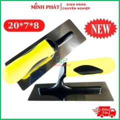 Dao Trét Giả Hiệu Ứng Bê TôngCán Vàng 20cm Minh Phát, Dao Tạo Hiệu Ứng Sơn Tường Bê Tông