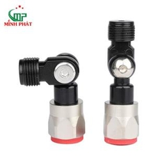 🔄 Đầu Xoay Minh Phát – Phụ Kiện Máy Phun Sơn Không Khí Dạng Cong Xoay Tự Do