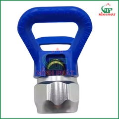 🎨 Đầu Chụp Béc Phun Sơn 395 490 495 Minh Phát Màu Xanh Vòng Giữ Béc Máy Phun Cao Áp