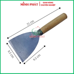 Xủi Tường Cán Gỗ  Minh Phát, Cây Xủi Tường Cũ 6.5cm 8.5cm
